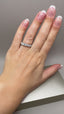 9ct White Gold Lab-Grown Diamond 9-Stone Eternity Band | 1.92ct Round Cut Fine Jewellery