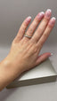 9ct Yellow Gold Lab-Grown Diamond Crossover Ring | 0.74ct Round Cut Fine Jewellery
